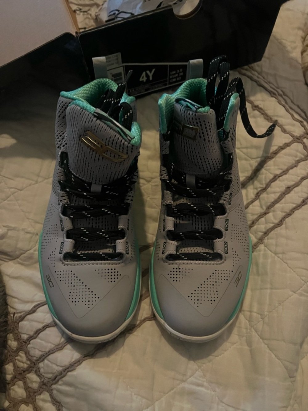 Under Armour Black Shoe Box with White Label